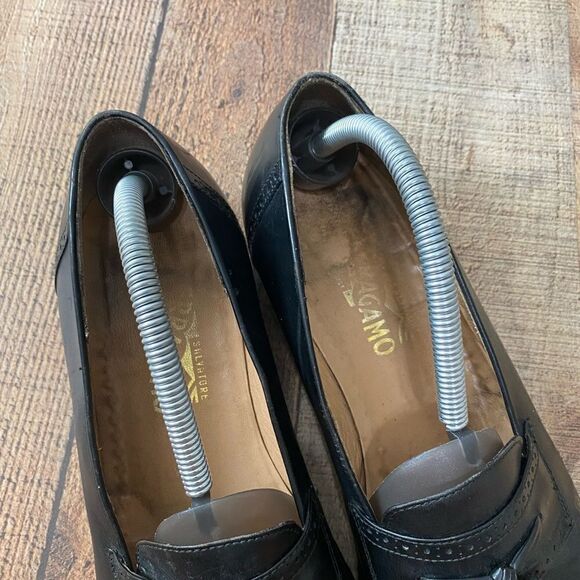Vtg 80s Salvatore Ferragamo Wing Tip Tassel Loafers main image 14